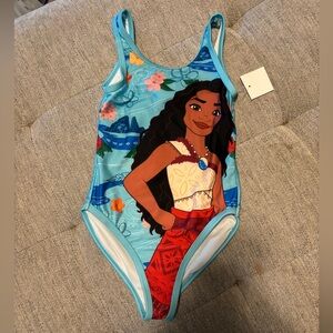 Disney Moana 2 Swimsuit Sz XS 4-5